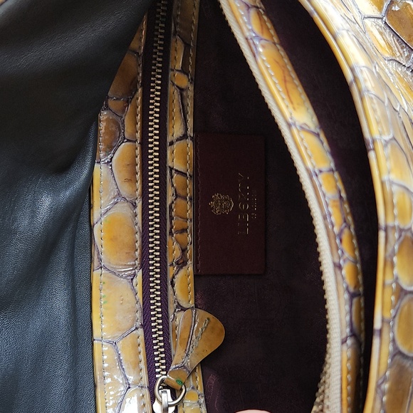 Liberty of London Croco Evening Clutch with Silver-tone Hardware - Picture 9 of 16